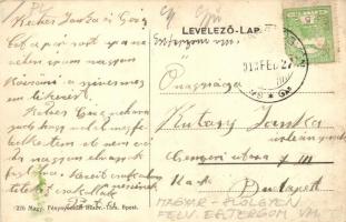 1913 Szőgyén, Szölgyén, Svodín; utca és katolikus templom / street view with church