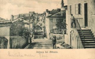 Volosko, Volosca bei Abbazia; utcakép / street view