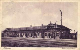 Budapest X. Kőbánya, Felső-pályaudvar, vasútállomás. Keresztes testvérek kiadása / railway station (EK)