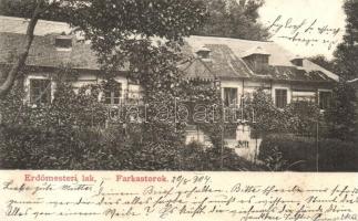 1904 Farkastorok, Vlcie hrdlo (Pozsony, Pressburg, Bratislava); Erdőmesteri lak, villa / foresters house (r)