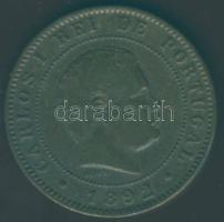 Portugália 1892A 10R T:2-/3