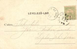 1903 Bátorkeszi, Bátorove Kosihy, Kesy; Fő utca, Római katolikus templom, Stein bérlők háza, Strausz...