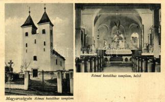 Magyarszőgyén, Szőgyén, Madarsky Seldín; Római katolikus templom, belső. Kiadja  Római katolikus plébánia / Roman Catholic church interior