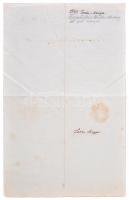 Buda 1848. augusztus 10. "Kamat nélküli kincstári utalvány" a "Torda megye" nevé...