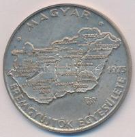 Csúcs Viktória (1934-) 1973. "MÉE Budapest - Magyarország" Ag tagsági emlékérem (~24,66g/0.800/42,5mm) T:1-, 2 patina Adamo BP5