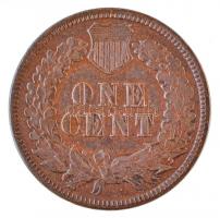Amerikai Egyesült Államok 1871. 1c "Indián fej" T:2 / USA 1871. 1 Cent Br "Indian Hea...