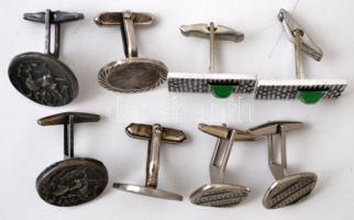 4 pár mandzsettagomb, dobozban