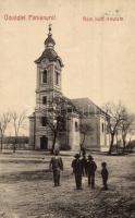 1921 Párkány, Stúrovo; Római katolikus templom. Kiadja Preisz Rezső / Roman Catholic church + 33 Ceskoslovensky Pluk