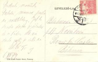 1917 Pozsony, Pressburg, Bratislava; Szent Erzsébet emléktemplom. Sudek Antal kiadása / St. Elisabet...