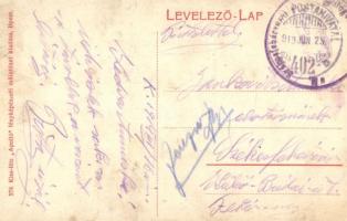 1919 Sárkányfalva, Sarkan; a templom felszentelési ünnepsége, a körmenet érkezése / consecration cer...