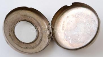 Dekoratív fém zsebóratartó tok