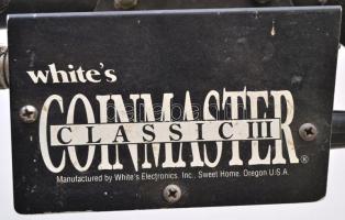 White's Coinmaster fémkereső detektor, h: 113 cm
