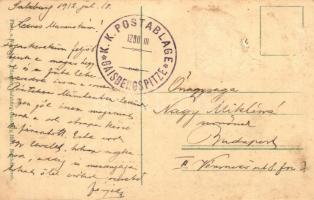 1912 Gaisbergspitze, Plateau, Nur hier der Verkauf von Ansicht-Postkarten Reise Andenken, Fotograf, ...