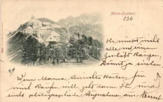 1897 (Vorläufer!) Camporosso, Monte Lussari, Maria Luschari; sanctuary, pilgrimage place