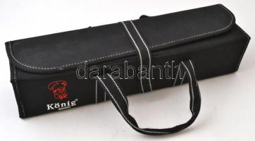 König késkészlet, saját tokjában, jó állapotban