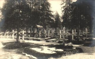 Schluderbach, első világháborús katonai temető az olasz fronton / Militär Friedhof bei Schluderbach / WWI Austro-Hungarian K.u.K. military cemetery at the Italian Front, photo