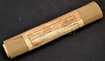 1937 az Erdélyi Szépmíves Céh díszes oklevele nyomtatott aláírásokkal. 37x25 cm. Hozzá az eredeti po...