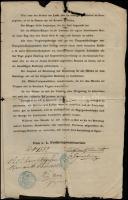 1866 Marche Route, nyílt parancs. 4 p. hajtásoknál szakadások