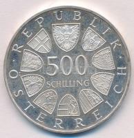 Ausztria 1984. 500Sch Ag "100 éves a hajóközlekedés a Bodeni-tavon" T:1,1- (eredetileg PP)...