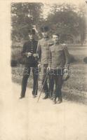 1918 Budapest XIII. Margitsziget, Osztrák-magyar katonák csoportképe / WWI Austro-Hungarian K.u.K. soldiers group photo