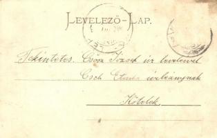 1905 Mezőtúr, Járásbírósági palota, Református főgimnázium, Casino (kaszinó). Kiadja Kanyó Antal, fl...