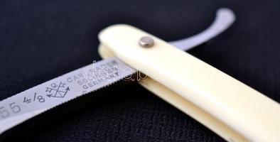 Carl Rader Solingen 155/4/8-as borotva, jelzett, bakelit nyéllel, Robert Höhmann Söhne tokkal, h: 23...