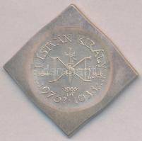 Lapis András (1942-) 1988. "I. István 975?-1038 - Szegedi Éremgyűjtők" Ag csegely emlékére...