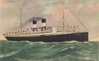 6 db RÉGI hajó motívumos képeslap / 6 pre-1945 motive postcards: ships