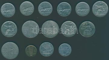 Olaszország kis tétel 1920. 50c (3c) + 1921. 50c (2x) + 1922. 1L (2x) + 1923. 2L (2x) + 1924. 1L (2x) + 2L + 1925. 5c + 1940. 50c + 1942. 20c T:2/3,3