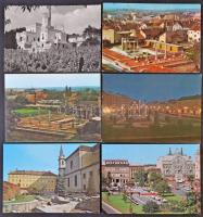 110 db MODERN magyar városképes lap / 110 modern Hungarian town-view postcards