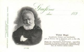 4 db RÉGI motívumos képeslap; költők, írók, "A nagy évszázad" sorozatból / 4 pre-1945 moti...