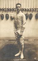 Lucien Gaudin, French fencer, Olympic champion. AN Paris