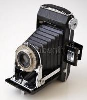 Kodak Six-20 Model A fényképezőgép, Anastar 100 mm f/6.3 objektívvel, Dakon zárral, működőképes, nag...