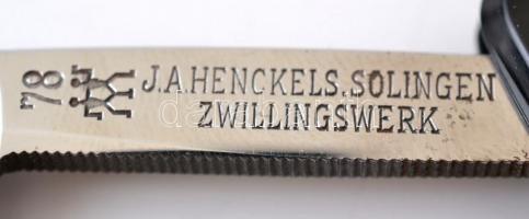 J.A. Henckels Solingen 78-as borotva, eredeti tokjában, h:24 cm