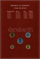Libanon 1975-1981. 5p-1P (5xklf), "Coin Sets of All Nations" forgalmi szett felbélyegzett ...
