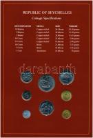 Seychelles-szigetek 1977-1982. 1c-10R (8xklf), "Coin Sets of All Nations" forgalmi szett f...