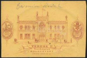 rétyi Antos Jánosné, magyarbényei báró Radák Katalin (1834-1897) Veress Ferenc keményhátú fotója. 6,...