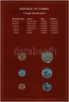 Zambia 1972-1983. 1ng-50ng (6xklf), "Coin Sets of All Nations" forgalmi szett felbélyegzet...
