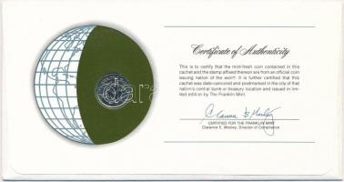 Zambia 1972. 5n "Nemzetek pénzérméi" felbélyegzett borítékban, bélyegzéssel, holland nyelv...