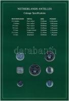 Holland-Antillák 1982-1984. 1c-2 1/2G (7xklf), "Coin Sets of All Nations" forgalmi szett f...