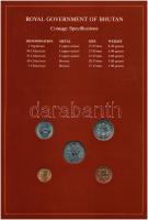 Bhután 1979. 5ch-1Ng (7xklf), "Coin Sets of All Nations" forgalmi szett felbélyegzett kart...