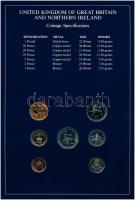 Nagy-Britannia 1985. 1p-1P (7xklf), "Coin Sets of All Nations" forgalmi szett felbélyegzet...