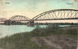 Csap, Chop; Tisza híd / bridge (fa)