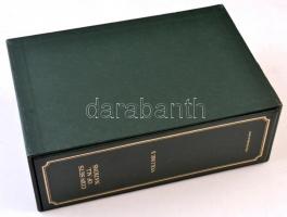 "Coin Sets of All Nations - Volume II" forgalmi sor tartó doboz, I. kötet, benne elválaszt...