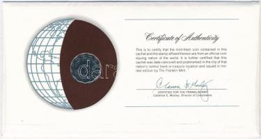 Irak 1975. 5f "Nemzetek pénzérméi" felbélyegzett borítékban, bélyegzéssel, holland nyelvű ...