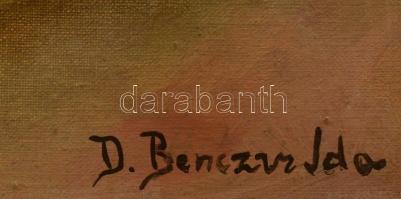 Benczúr jelzéssel: Asztali csendélet. Olaj, vászon, 29×40 cm