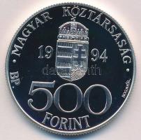 1994. 500Ft Ag "Integráció az EU-ba / Halászbástya" tanúsítvánnyal T:PP