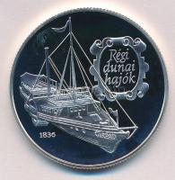 1993. 500Ft Ag Régi dunai hajók - Árpád tanúsítvánnyal T:PP kis ujjlenyomat Adamo EM129