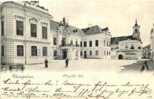 1901 Veszprém, Püspöki lak. Kiadja Pósa Endre. Erdélyi cs. és kir. udv. fényképész műterméből (EK)