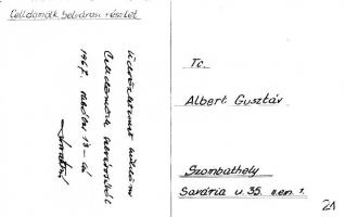 1967 Celldömölk, Belvárosi részlet, árnyékszék. photo